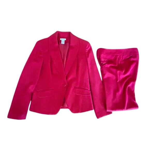 Worthington Stretch Red Suit Set — Blazer (10) + Trousers (4) - Picture 2 of 10